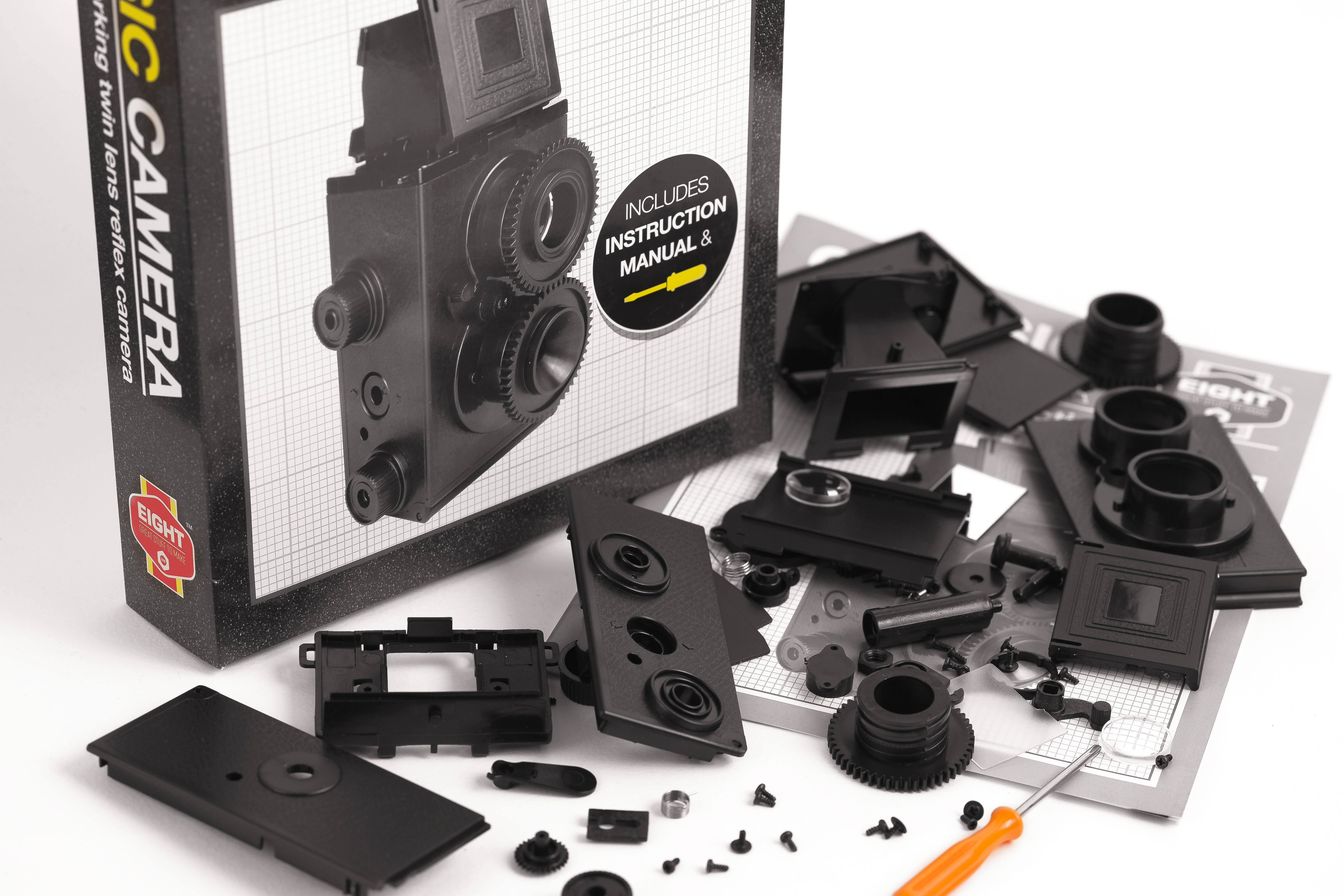 EIGHT Innovation - Wholesale Doe-het-zelf-knutselset - EIGHT Innovation klassieke camera bouwset3