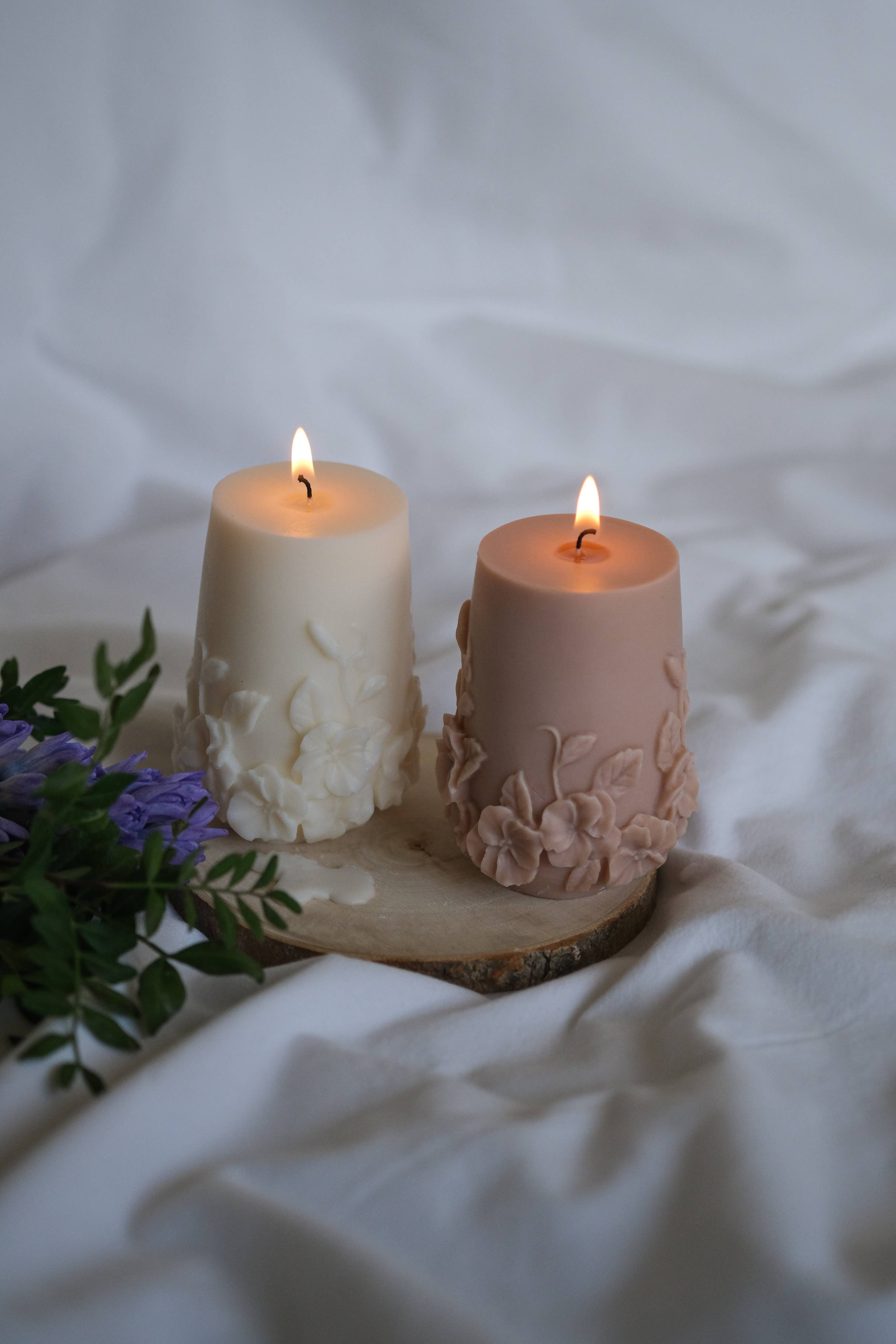 Interlude Candles – wholesale Novelty candle – Flower Pillar Candle | Home Decor | Wildflower Candles1