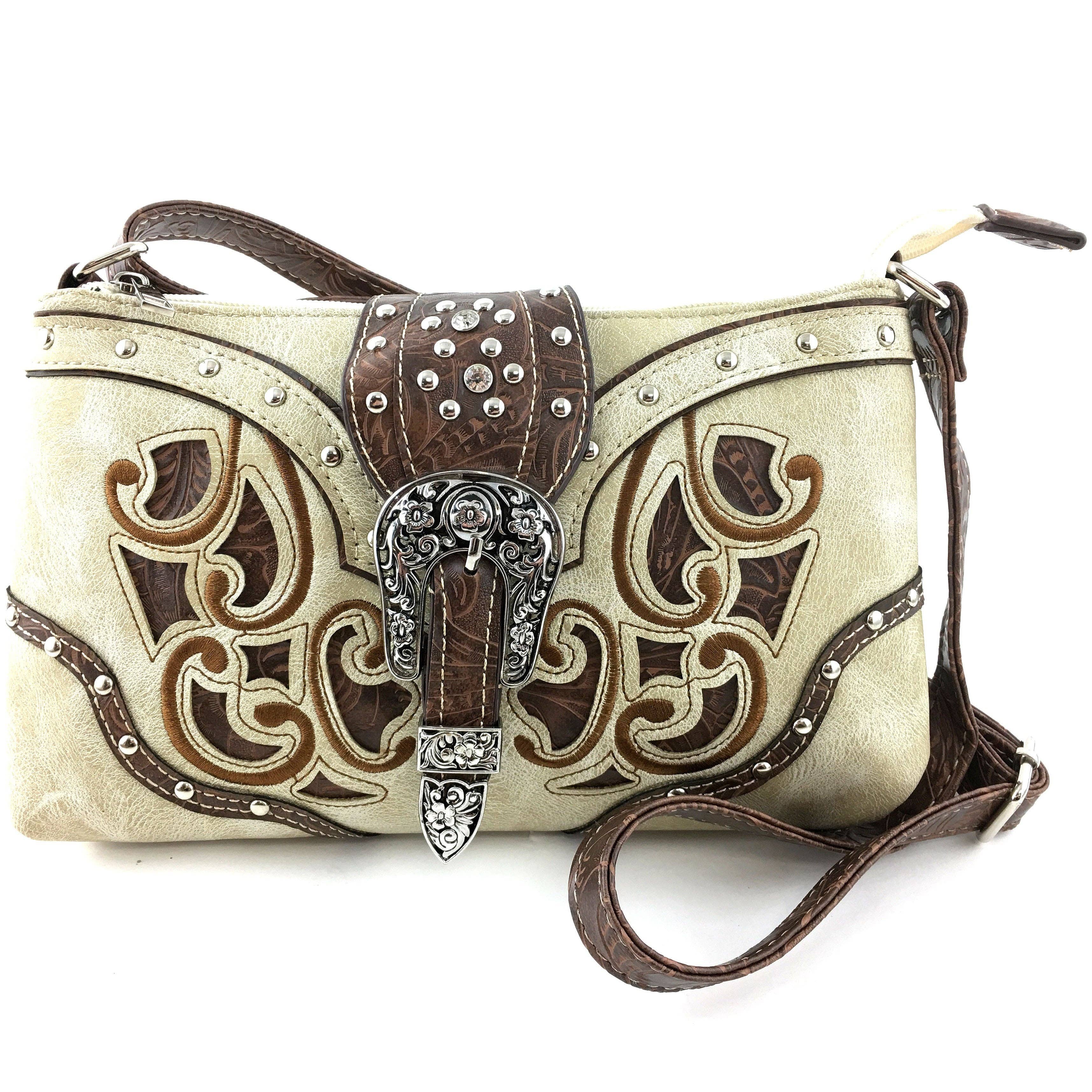 Lunar Deer - Wholesale Crossbodytas - Dames - Western floral schoudertas met gespsluiting6