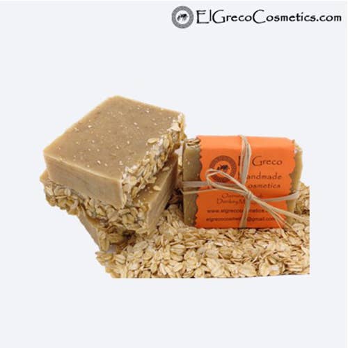 Oatmeal Donkey Milk Soap for wholesale by El Greco handmade natural cosmetics