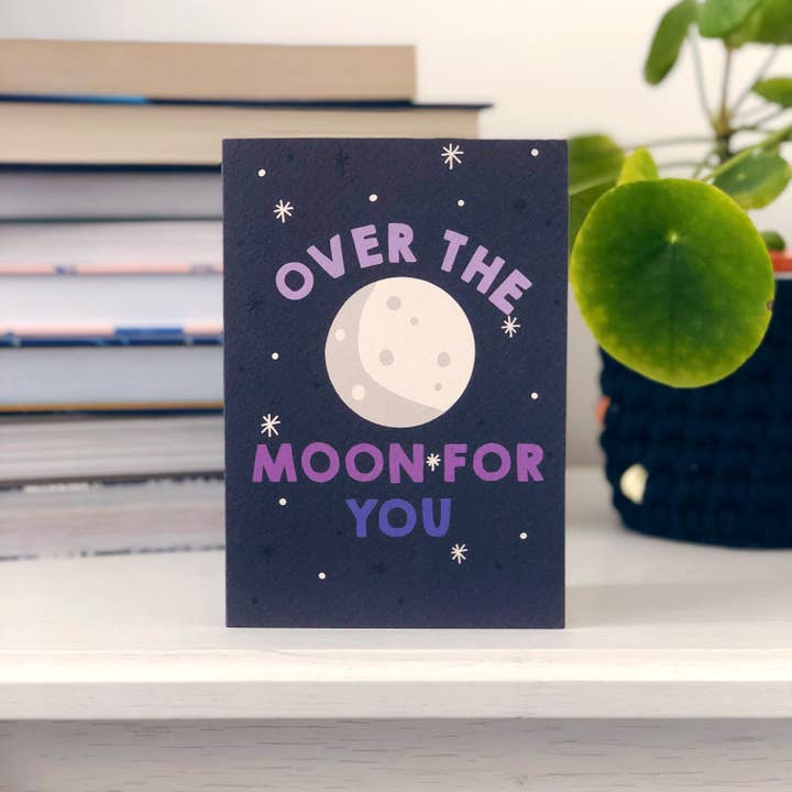 Xoxo Designs by Ruth - Venta al por mayor Tarjetas de amor - Tarjeta de Over The Moon For Tou1