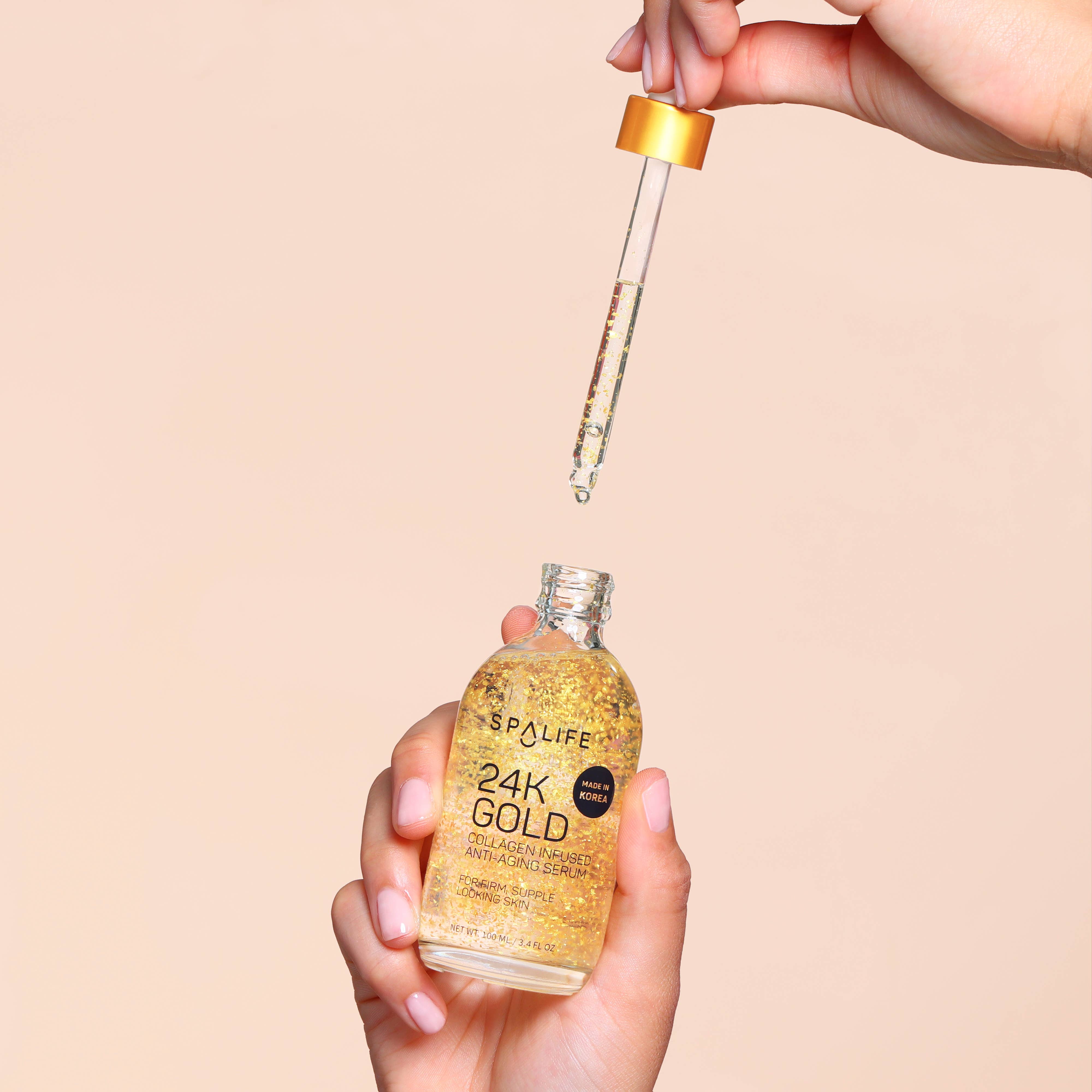 My Spa Life - Wholesale Facial Serum/Concentrate - Gold 24K Collagen Infused Anti-Aging Serum2