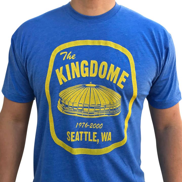 T-shirt homme/unisexe avec écusson Seattle Kingdome pour la vente par Sweetpea and Boy