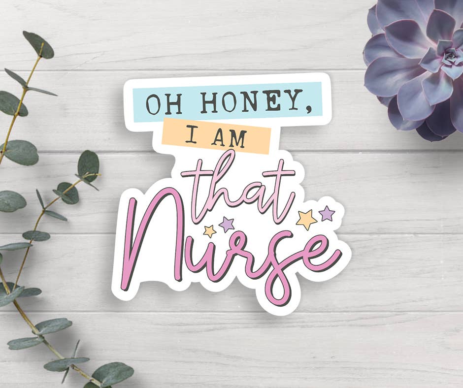Expression Design Co - Wholesale Sticker - Nurse Vinyl Sticker