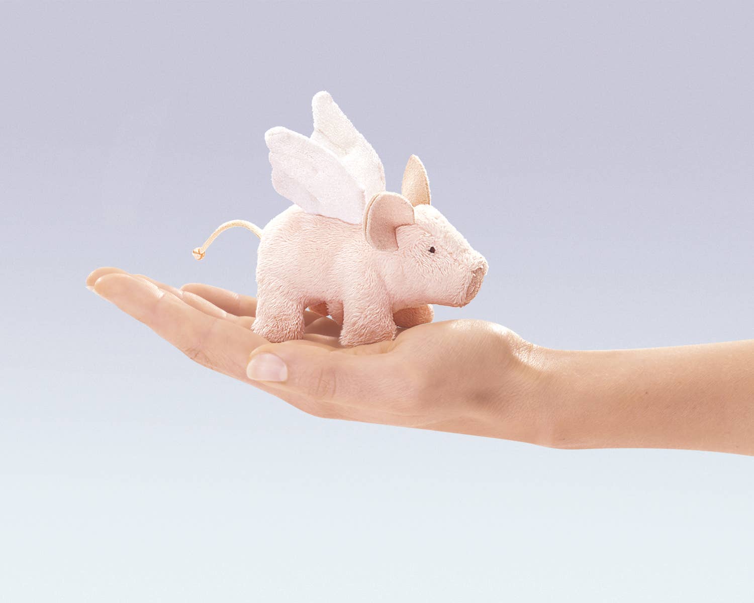 FOLKMANIS-PUPPETS - Wholesale Finger Puppet - Kids & Baby - Mini pig with wings 2685/ Mini Winged Piglet2