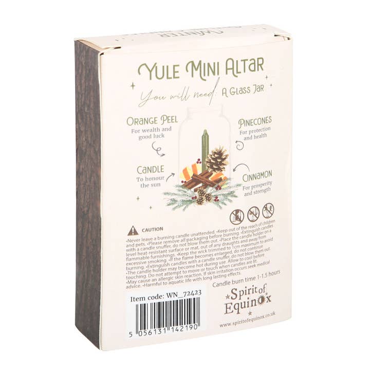 Something Different Wholesale - Wholesale Tapered Candle/Candlestick - Cedar & Pine Winter Ritual Magic Spell Candles
