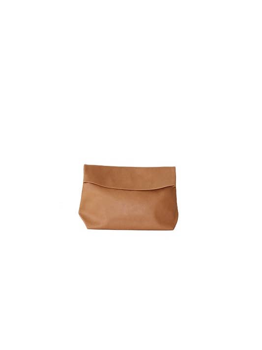Small Camel leather wallet for wholesale by Ripauste