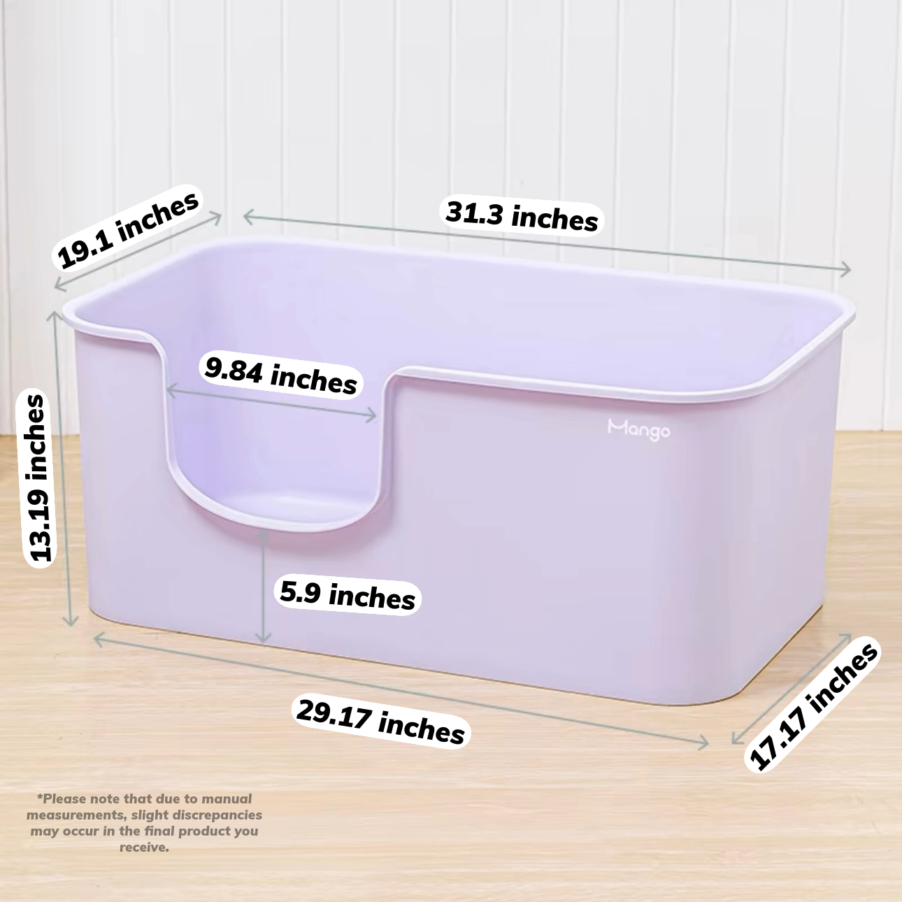 Mangopets - Wholesale Cat Litter Box - Butter Litter Box XXL (Double Extra Large)16