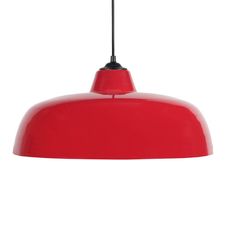 TROG - Suspensión en forma de cúpula metálica roja para venta al por mayor de Tosel Shop