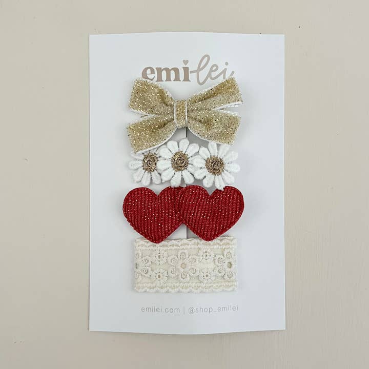 Hair Clips - Set of 4 for wholesale by Emi Lei