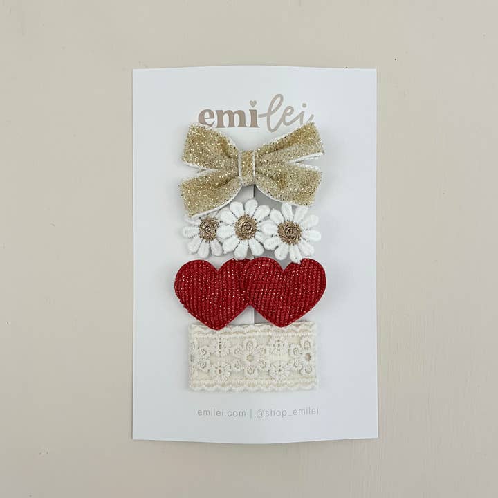 Hair Clips - Set of 4 for wholesale by Emi Lei