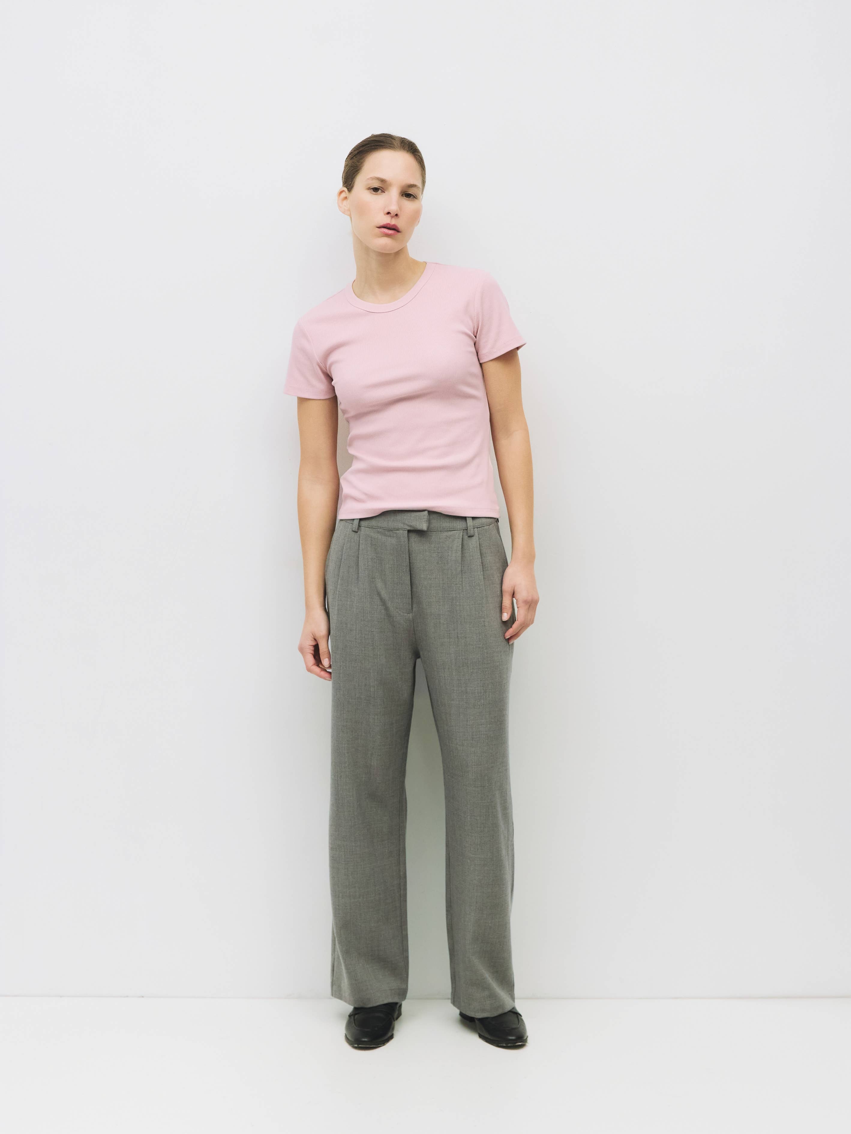 MOD REF - Wholesale T-Shirt - Women's - The Miller Top | Ribbed Short-Sleeve T-Shirt16