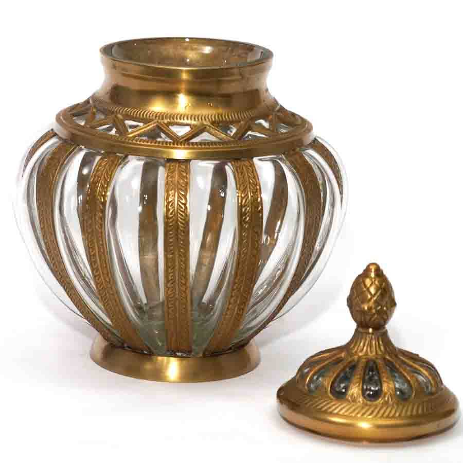 Decorative Short Glass Jar With Lid for wholesale on Faire1