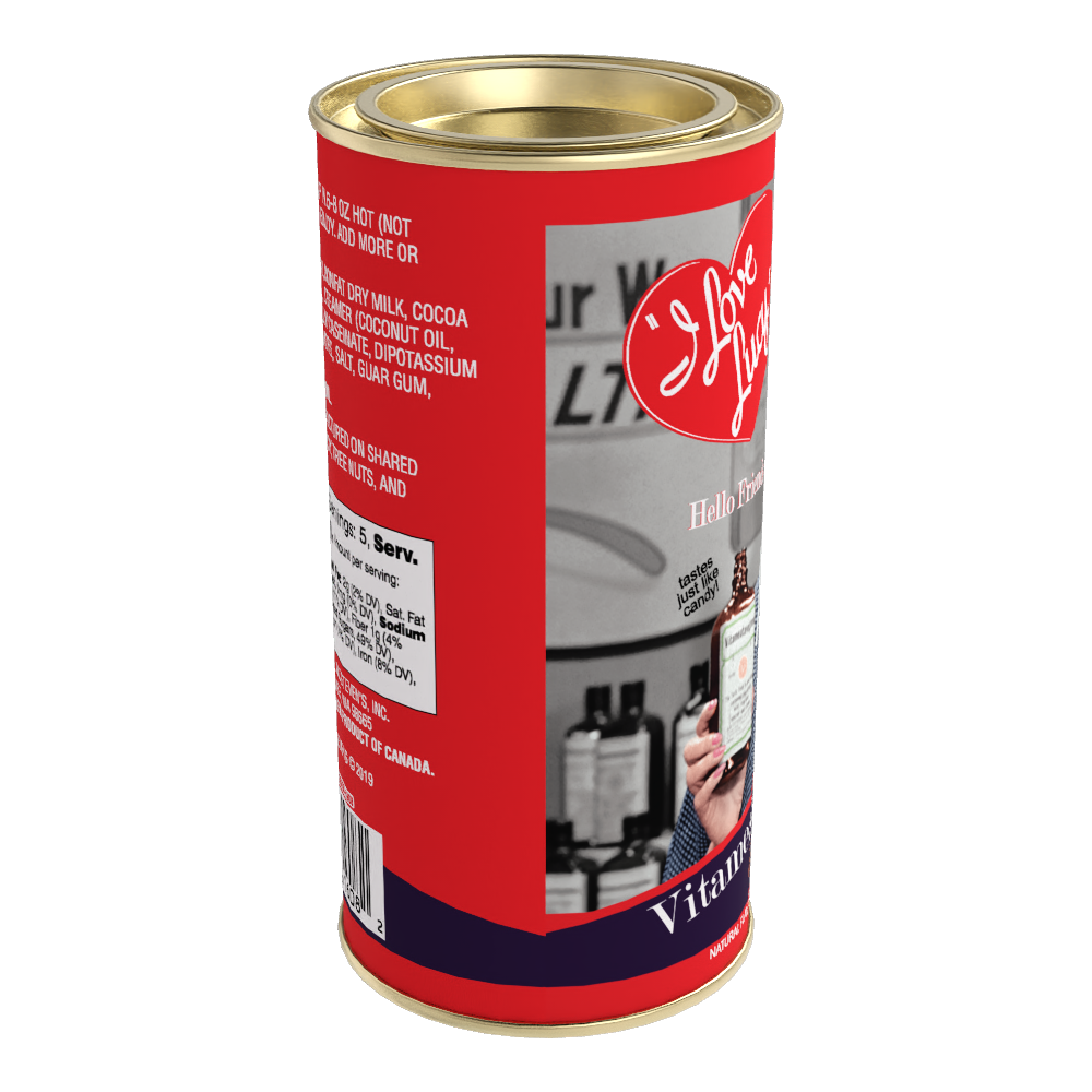 McSteven's - Wholesale Hot Cocoa Mix/Kit - I Love Lucy's© Vitameatavegamin Cinnamon Cocoa (7oz Tins)4