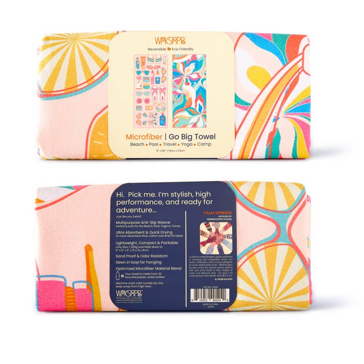 WerkShoppe - Wholesale Beach Towel - Palm Springs Beach and Pool Towel6