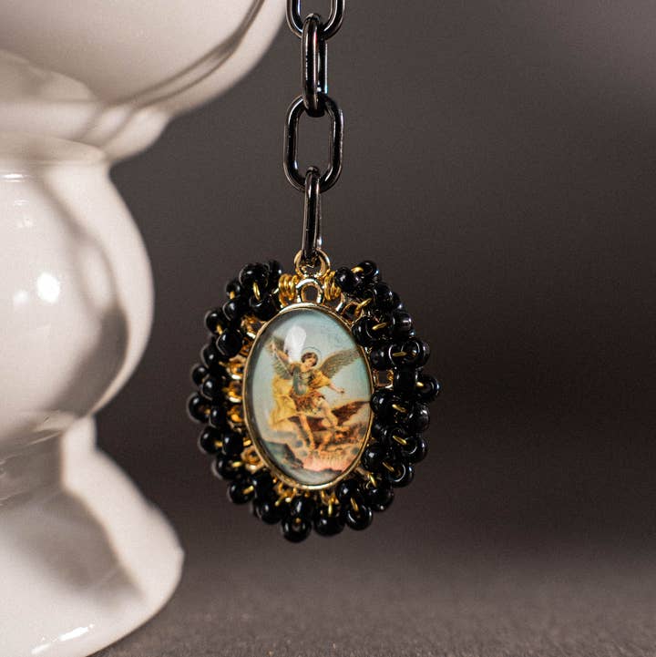 PHOEBE´S - Wholesale Pendant/Charm Necklace - St. Michael the Archangel Necklace – Protection and Strength in Every Detail0