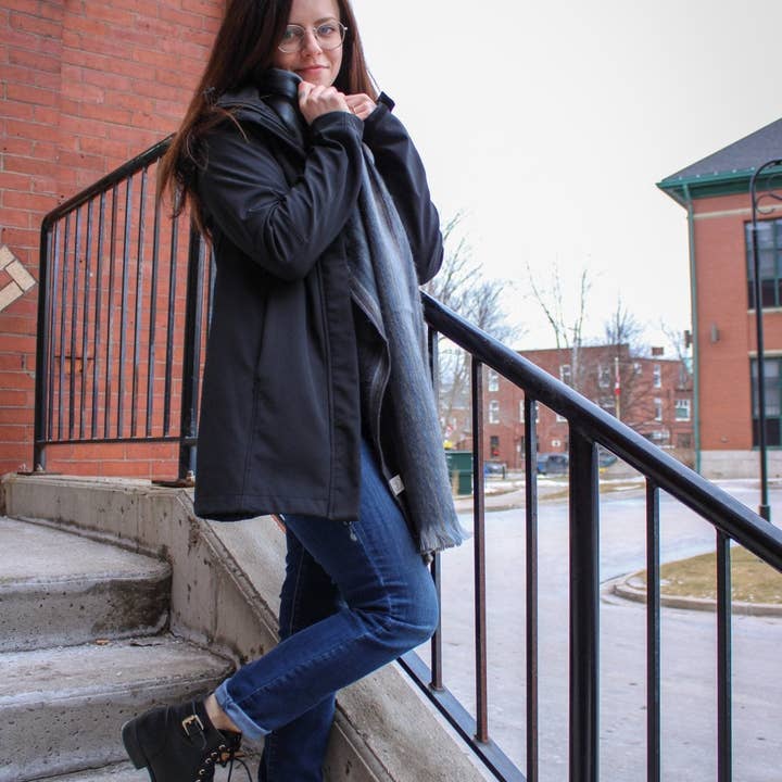 Meraki Movement - Wholesale Scarf - Unisex - Paris Evening Alpaca Scarf3