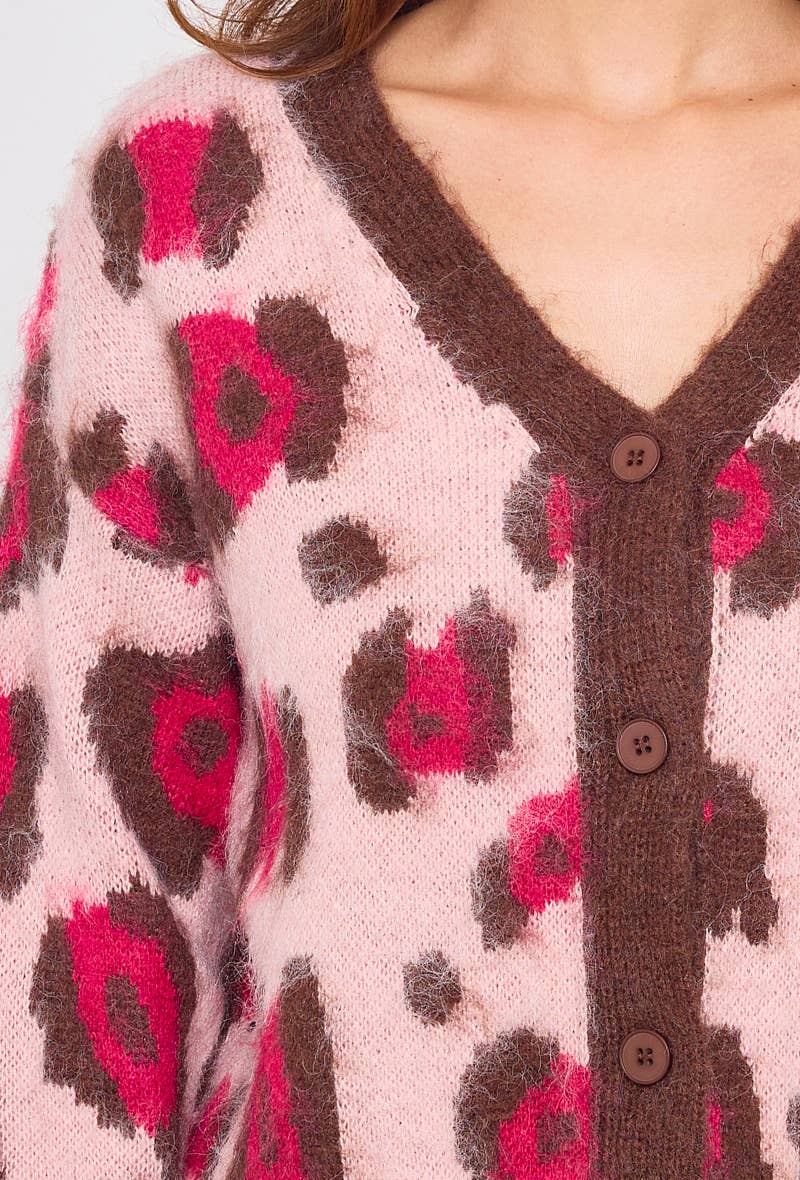 KY CREATION PARIS - Wholesale Cardigan - Women's - Leopard vest3