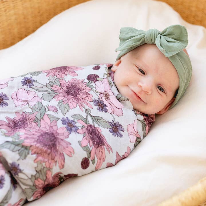 Eloise Swaddle for wholesale by Peachier Goods