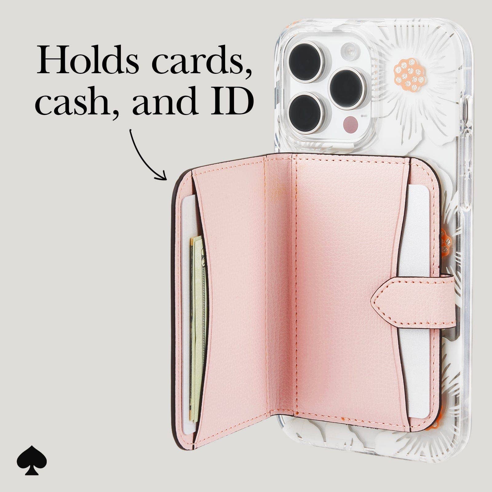 kate spade new york Morgan Wallet MagSafe Chalk Pink for wholesale on Faire6