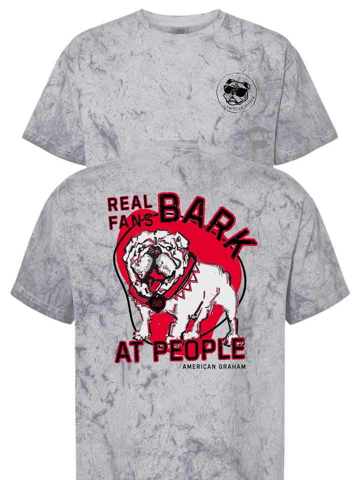 American Graham Apparel - Wholesale Screen Printed T-Shirt - Unisex - Real Fans BARK At People Graphic T-Shirt - American Graham Apparel3