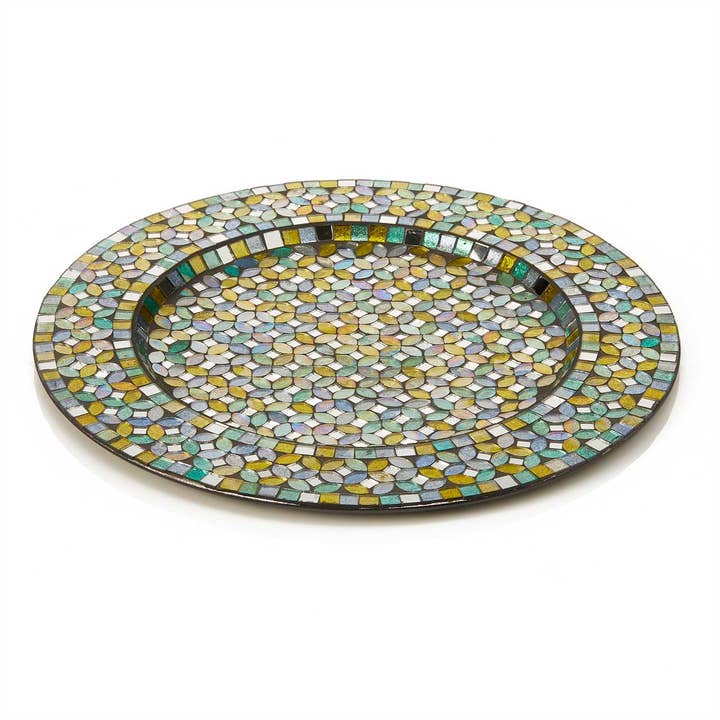 SERRV International - Wholesale Serving Tray - Mirrored Mosaic Tray2