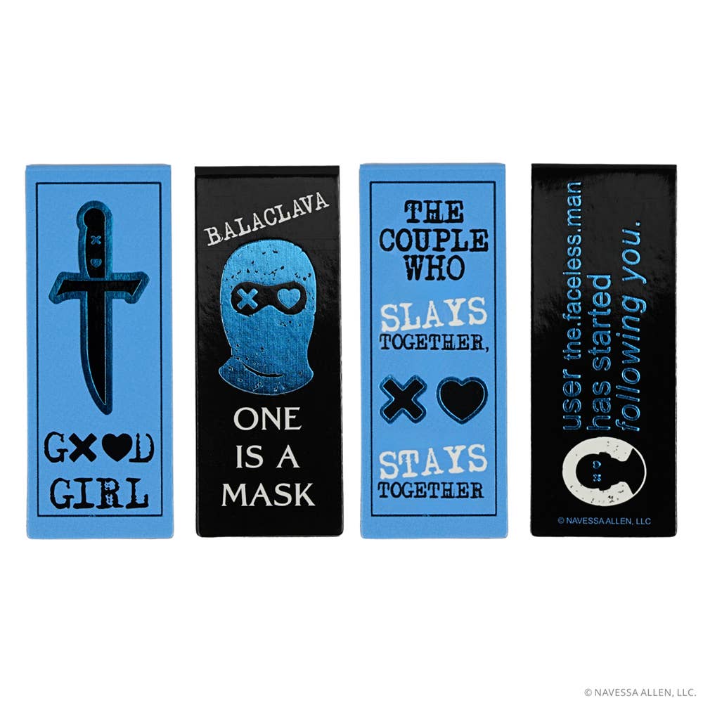 Conquest Journals - Vente Marque-page - Marque-pages magnétiques Lights Out (lot de 4)2