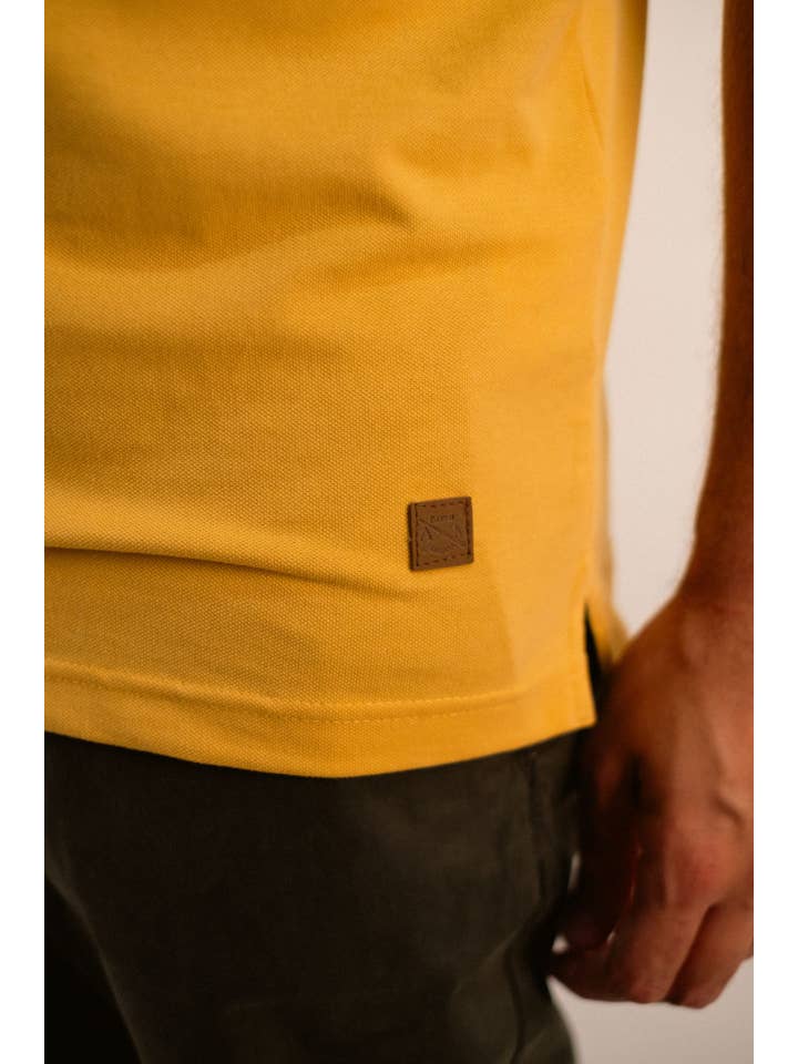 Cotton Pique Polo - Yellow for wholesale on Faire2