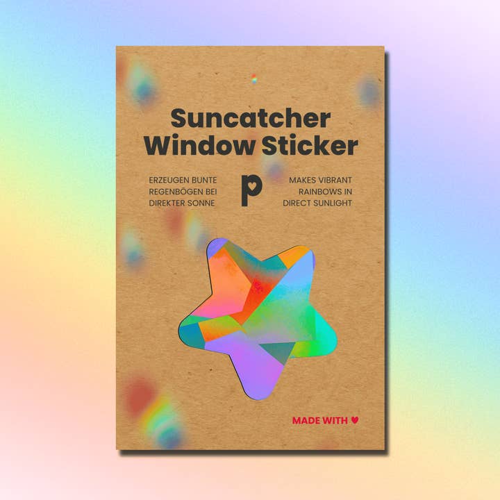 Solfanger Vinduesklistermærke Stjerne, Solfanger Dekal, Prisme for engroshandel hos Plottkowski