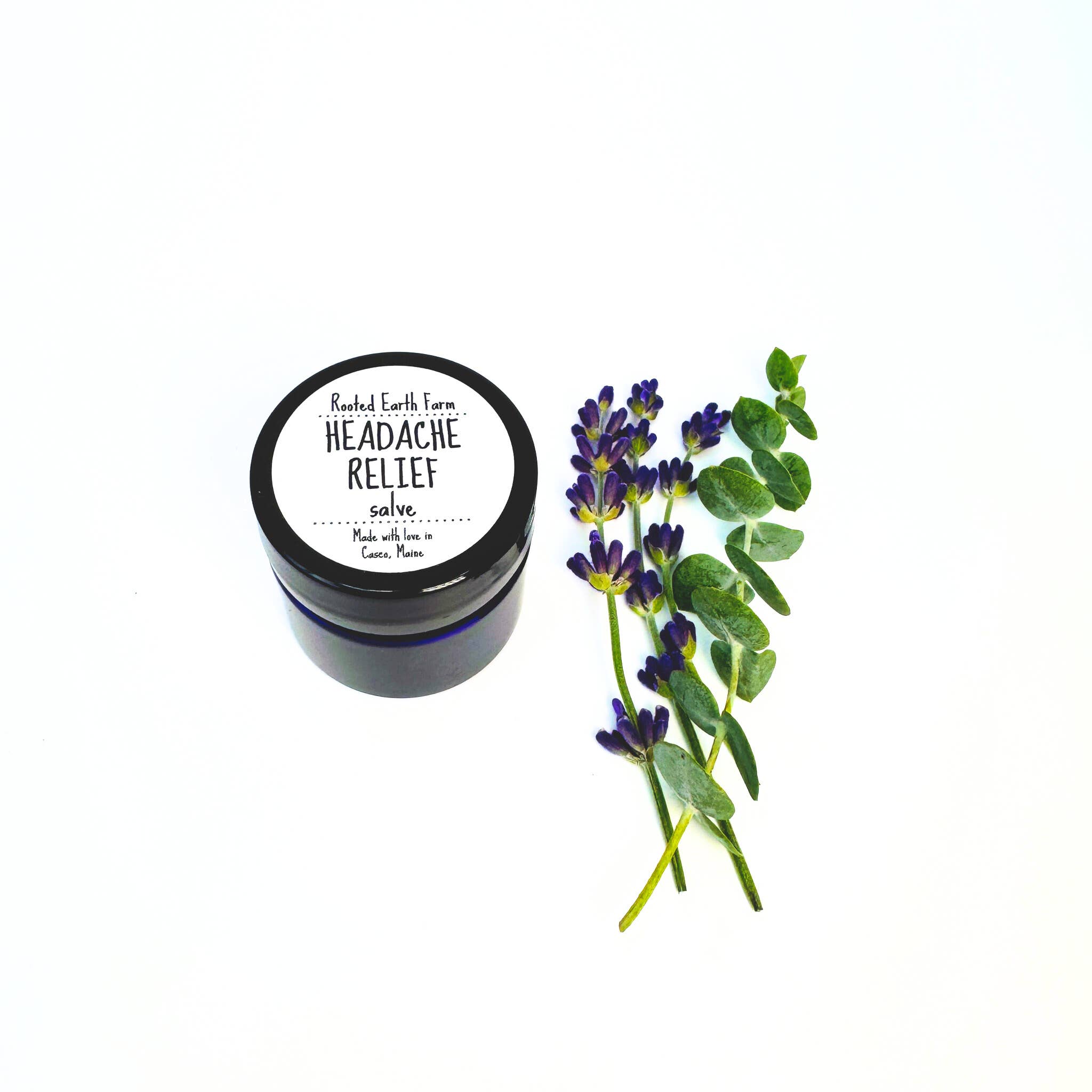 Rooted Earth Farm + Apothecary - Wholesale Healing Salve/Balm/Cream - Headache Relief Salve - 4 Size Options0