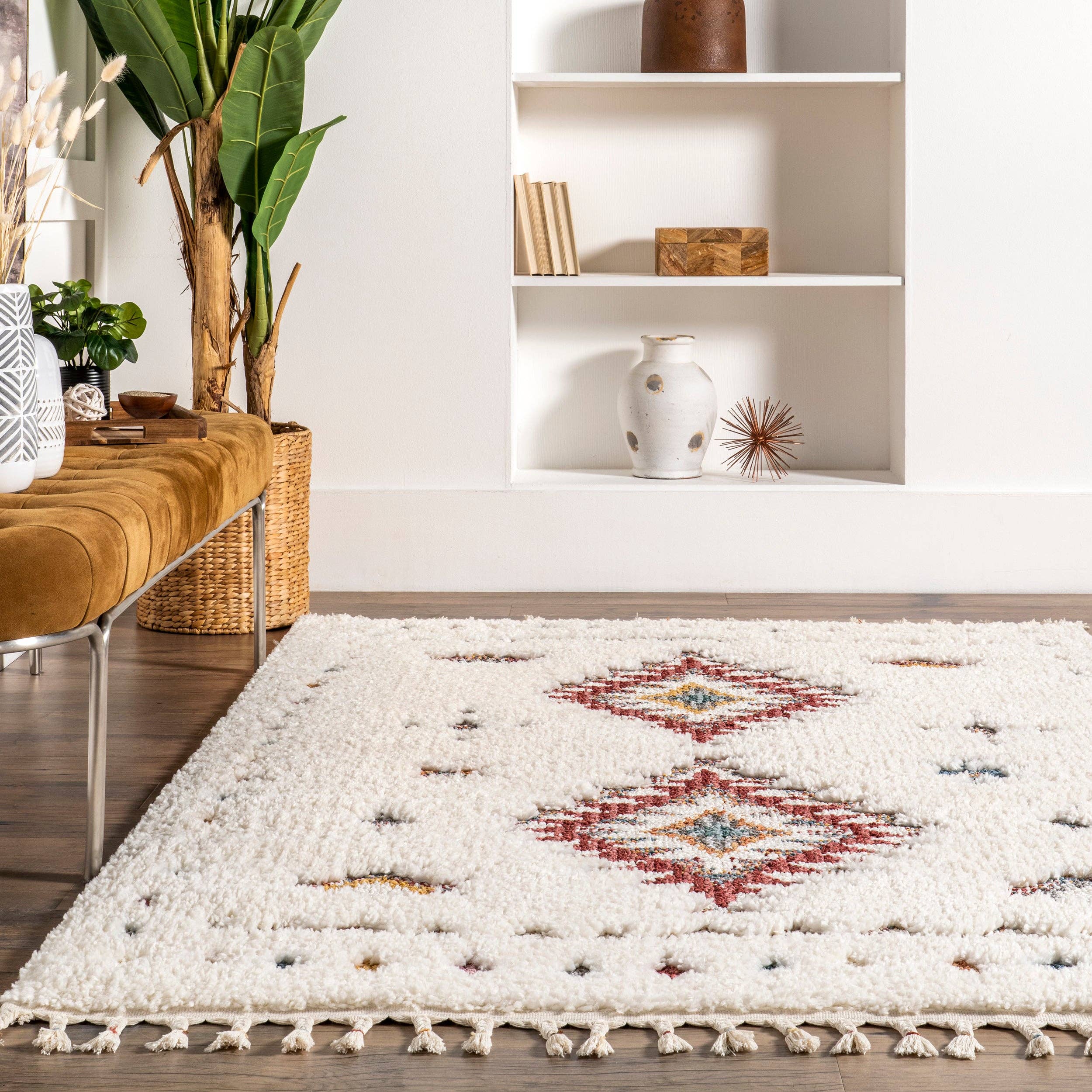nuLOOM - Wholesale Area Rug - Jocelyn Tribal Shag Tasseled Area Rug24