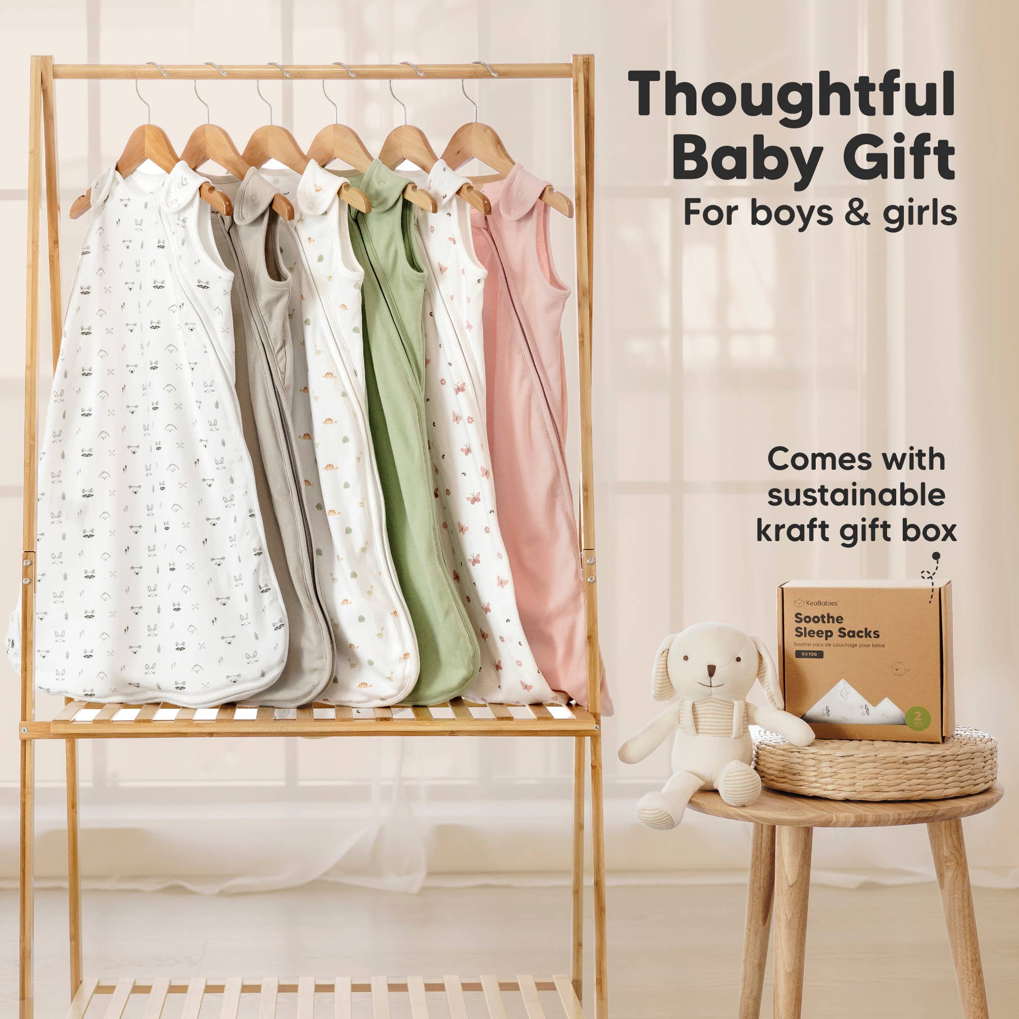 Mariposas Saco de dormir para bebé Soothe, manta portátil de venta al por mayor en Faire8