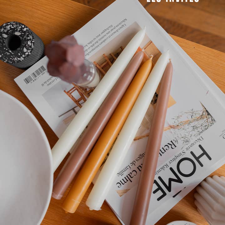 Gllu - Wholesale Tapered Candle/Candlestick - Artisanal candles