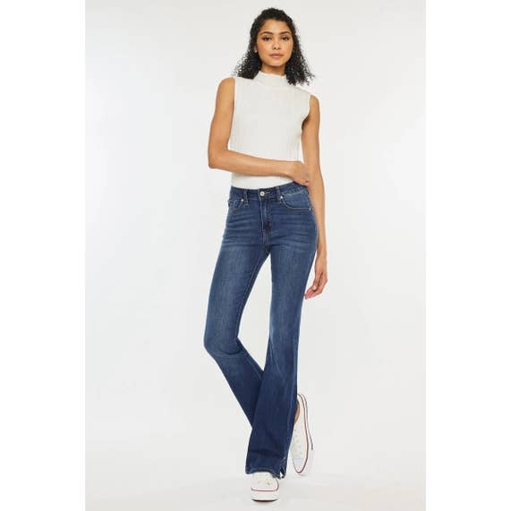 AB And Company - Wholesale Jeans - Women's - KanCan Constance High Rise Bootcut Jeans