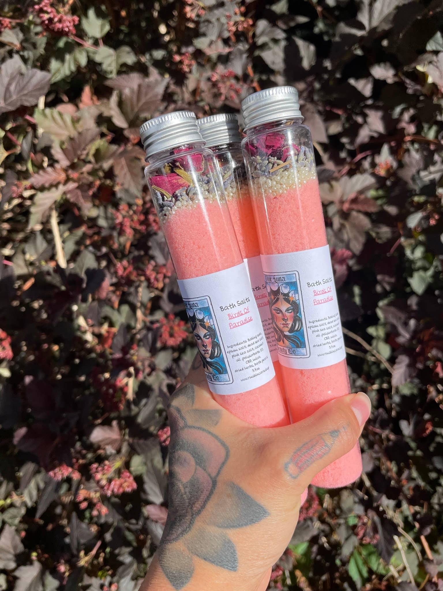 Skye Luna Beauty - Wholesale Bath Salts - Bath Salt Tubes 115ml1