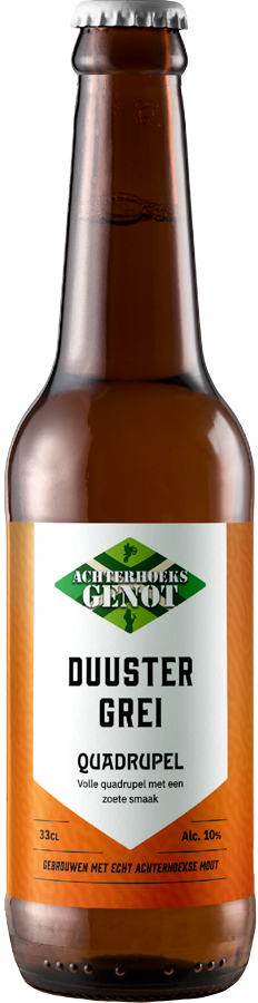 Achterhoeks Genot - Wholesale Beer - Achterhoeks Enjoyment quadrupel beer Duuster Grei 33cl1
