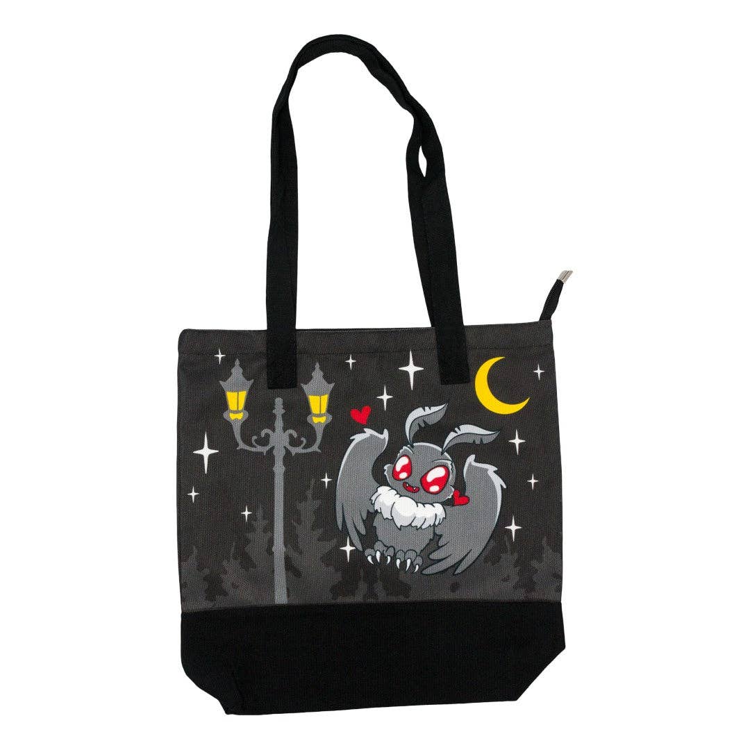 FootClothes LLC - Wholesale Tote Bag - Unisex - Cute Mothman Tote Bag10