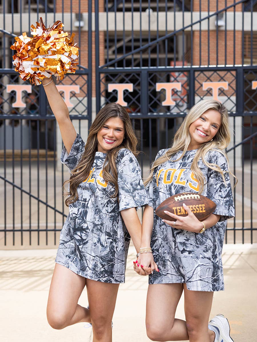 Southern Made Tees - Wholesale Screen Printed T-Shirt - Women's - Orange "Vols" Camo Short-Sleeve T-Shirt4