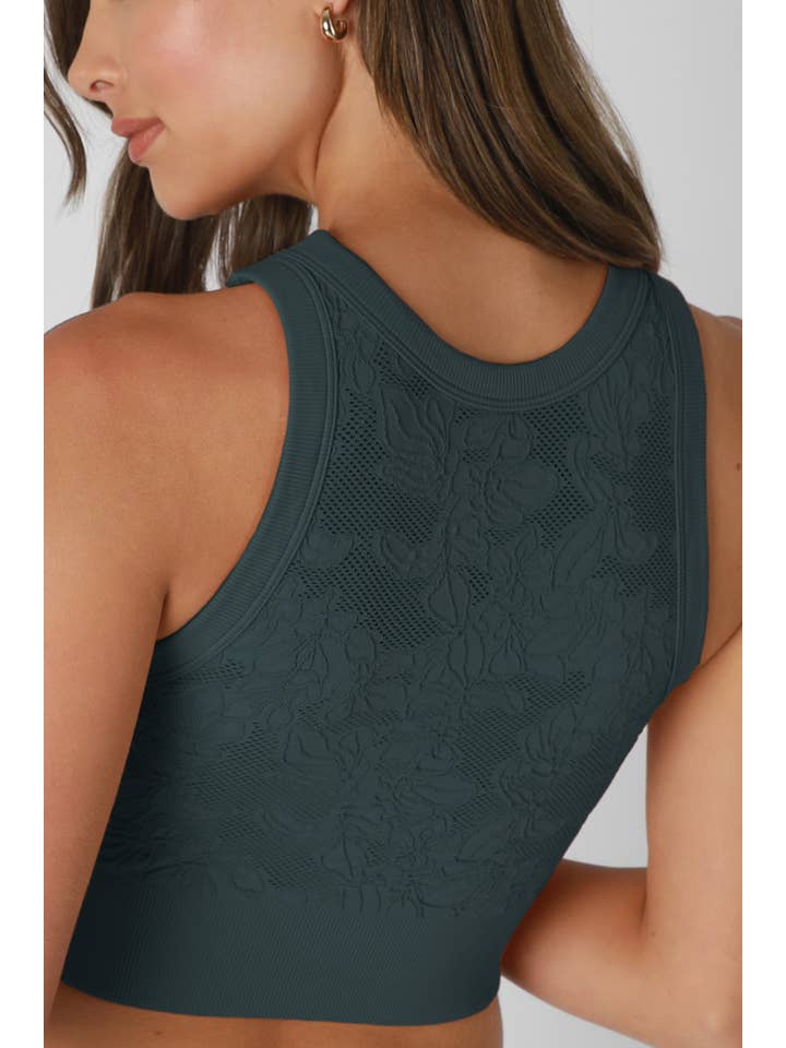 NIKIBIKI - Wholesale Knit Top - Women's - NS8330 - Lace High Neck Crop29