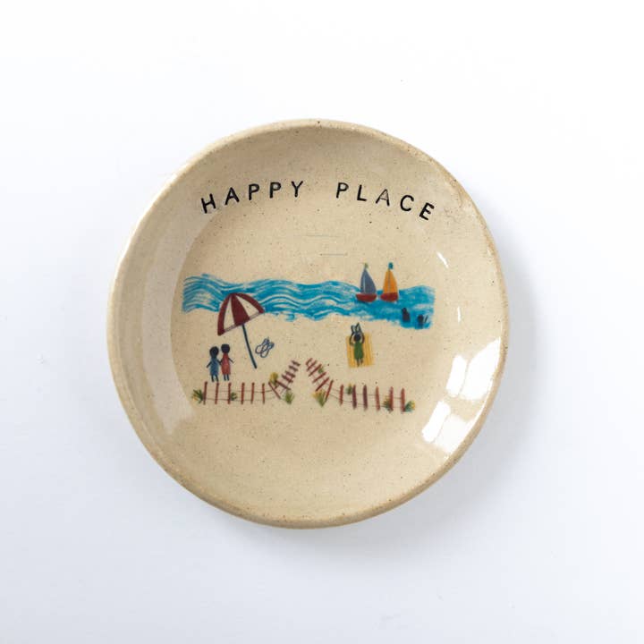 Tara Kothari - Wholesale Jewelry Dish - Custom Beach Illustrated Handmade Souvenir Dish3