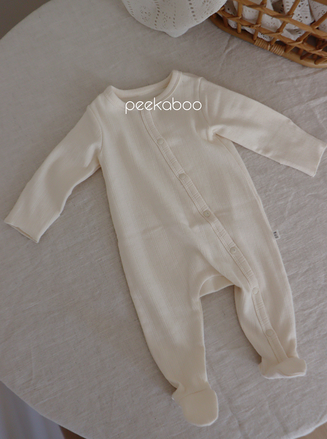 peekaboo - Wholesale Rompertje - Baby - Rompertje voor pasgeboren baby's met katoenen oogjes en lange mouwen op de voet F/W1