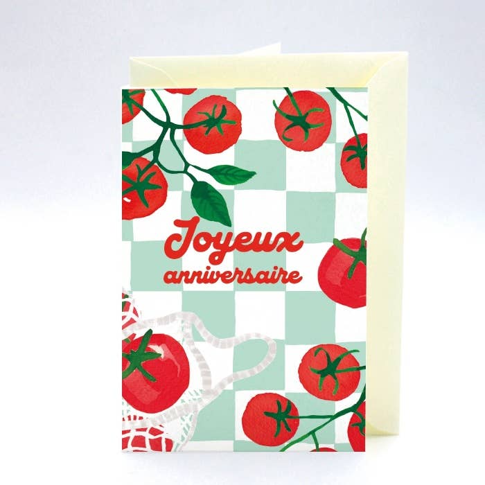 Quartier Libre Papier - Wholesale Anniversary Card - Birthday Card Free Zone Tomatoes1