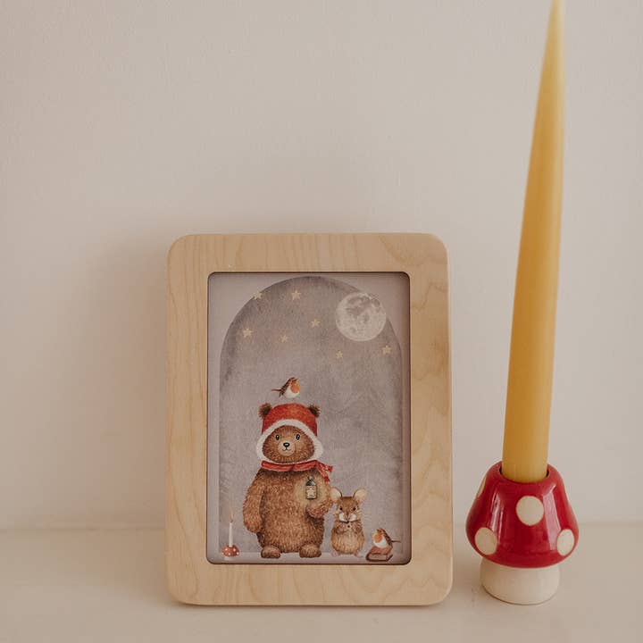 Appeloogje - Wholesale Everyday Greeting Card - Postcard bear with mouse7