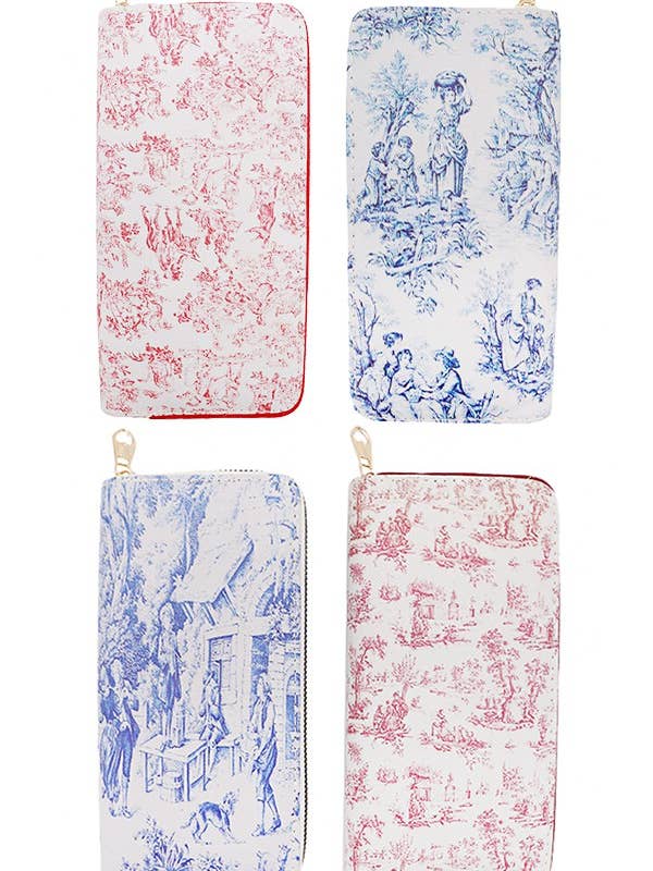 Cottage Countryside Theme Wallets for wholesale by Cap Zone