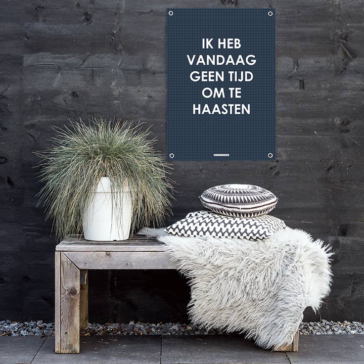 Poster da giardino - No Time To Rush per la vendita all'ingrosso da parte di MOODZ design