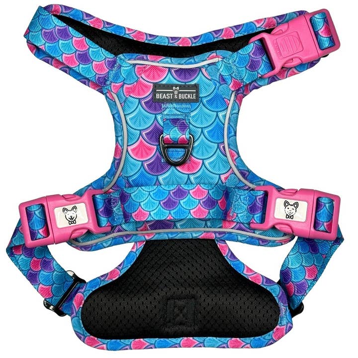 Beast & Buckle - Wholesale Pet Harness - Dog - Mermaid No Pull Dog Harness7