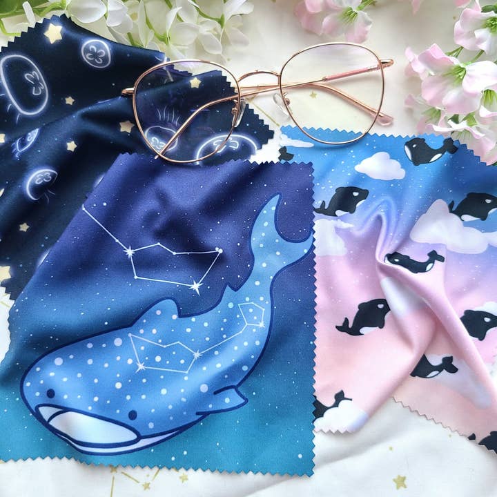 Microfiber Cloths: Sea Animals - Moon Jellyfish for wholesale by Misul Studios