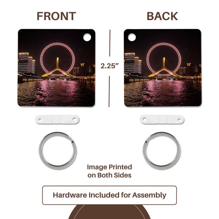 3dRose - Wholesale Keychain - Unisex - 3dRose, Tianjin, China, Key Chain4