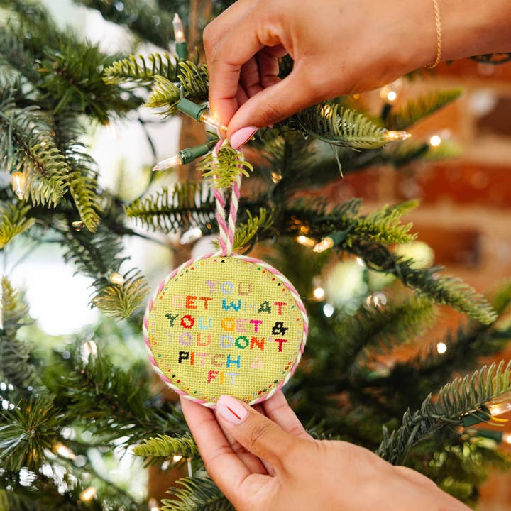 Furbish Studio - Wholesale Ornament - Needlepoint Ornament - Get What You Get3