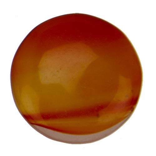 Cabochon, Röd Achat, 14mm för wholesale av EHAWA